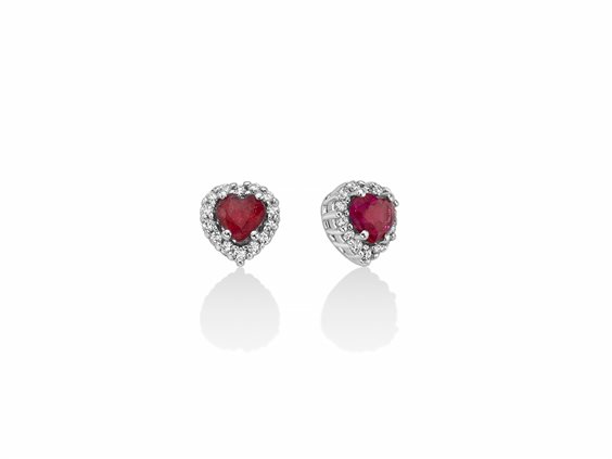 Orecchini Miluna Donna Premium Gemme Preziosi in Oro Rubino 0.54 Ct ERD2668 - ERD2668